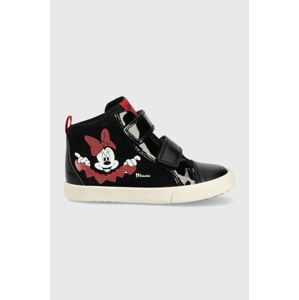 Dětské sneakers boty Geox x Disney černá barva
