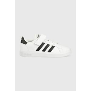 Dětské sneakers boty adidas Grand Court 2.0 bílá barva