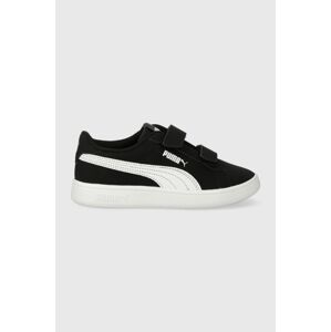 Dětské sneakers boty Puma Smash 3.0 Buck V PS černá barva