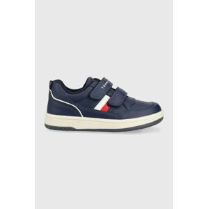 Dětské sneakers boty Tommy Hilfiger tmavomodrá barva