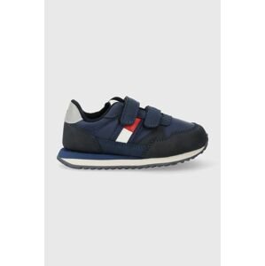 Dětské sneakers boty Tommy Hilfiger tmavomodrá barva