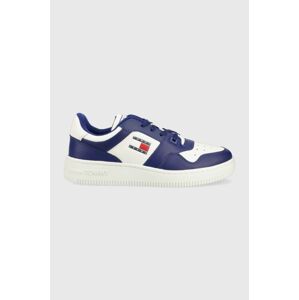 Sneakers boty Tommy Jeans TJM BASKET COLOR tmavomodrá barva, EM0EM01215