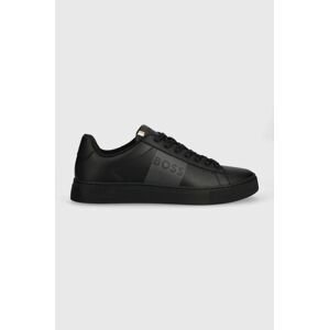 Sneakers boty BOSS Rhys černá barva, 50498924