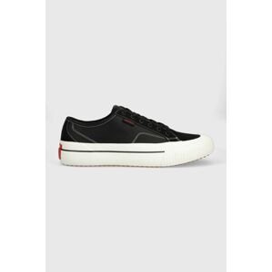 Sneakers boty HUGO DyerX černá barva, 50498654