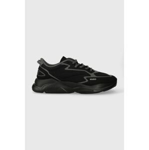 Sneakers boty HUGO Leon černá barva, 50498685