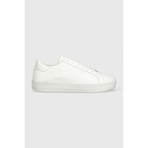 Kožené sneakers boty Guess FM7UDI LEL12 bílá barva, UDINE I