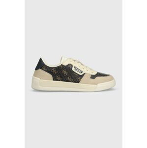 Sneakers boty Guess STRAVE VINTAGE béžová barva, FM5STV ELE12