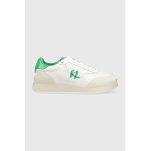 Sneakers boty Karl Lagerfeld BRINK bílá barva, KL53426A