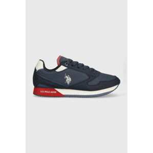 Sneakers boty U.S. Polo Assn. NOBIL tmavomodrá barva, NOBIL003M/CHY4