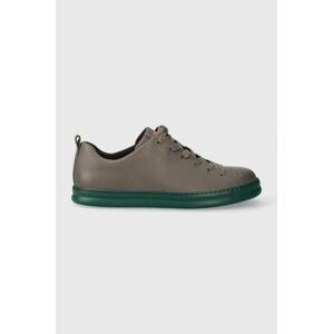 Kožené sneakers boty Camper Runner Four šedá barva, K100226.122