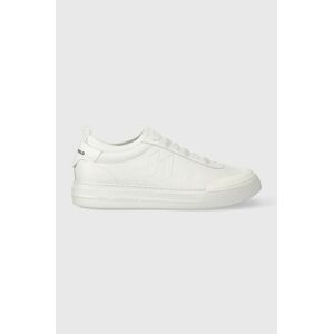 Kožené sneakers boty Karl Lagerfeld T/KAP KC bílá barva, KL51423