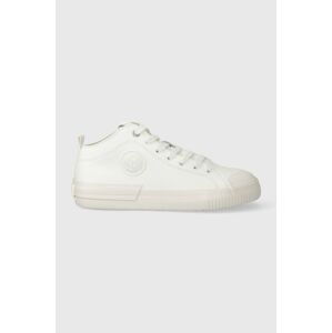 Kožené sneakers boty Pepe Jeans INDUSTRY REC M bílá barva, PMS30994