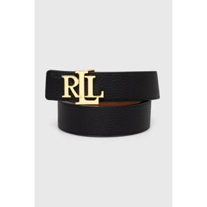 Oboustranný kožený pásek Lauren Ralph Lauren dámský