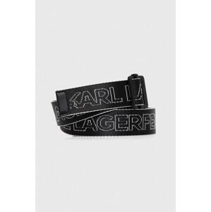 Pásek Karl Lagerfeld Jeans dámský, černá barva