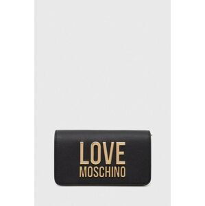 Psaníčko Love Moschino černá barva