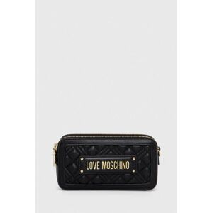 Peněženka Love Moschino černá barva