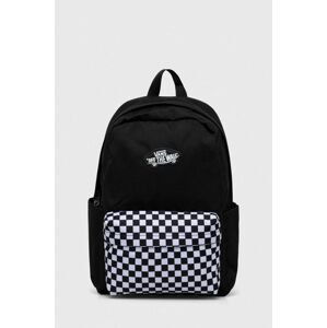 Dětský batoh Vans NEW SKOOL BACKPACK černá barva, malý, vzorovaný