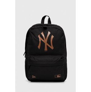 Batoh New Era černá barva, velký, s potiskem, NEW YORK YANKEES