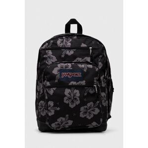 Batoh Jansport černá barva, velký, vzorovaný