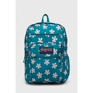 Batoh Jansport zelená barva, velký, vzorovaný