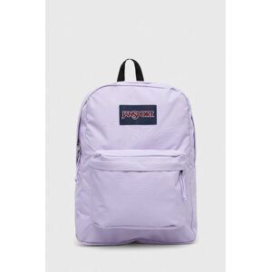 Batoh Jansport fialová barva, velký, hladký