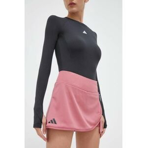 Sportovní sukně adidas Performance Club růžová barva, mini