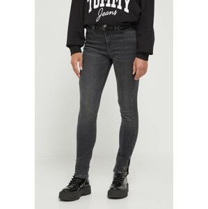 Džíny Tommy Jeans dámské, černá barva