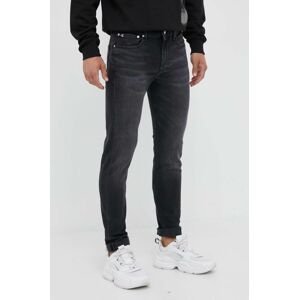Džíny Calvin Klein Jeans pánské, šedá barva