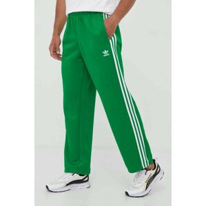 Tepláky adidas Originals Adicolor zelená barva, s aplikací