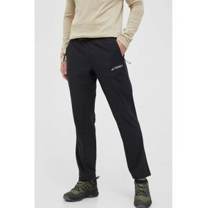 Outdoorové kalhoty adidas TERREX Liteflex černá barva