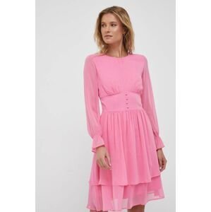 Šaty Joop! růžová barva, mini