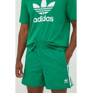 Kraťasy adidas Originals Adicolor Classics Sprinter Shorts pánské, zelená barva, IM4424