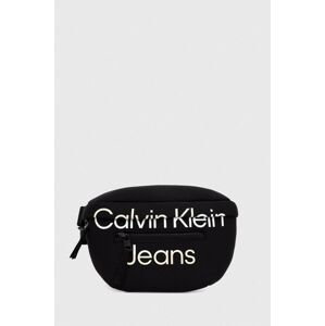 Dětská ledvinka Calvin Klein Jeans černá barva