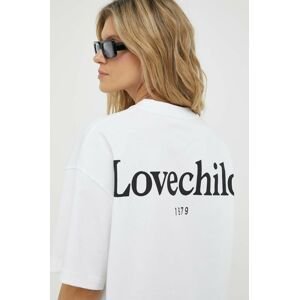 Bavlněné tričko Lovechild bílá barva