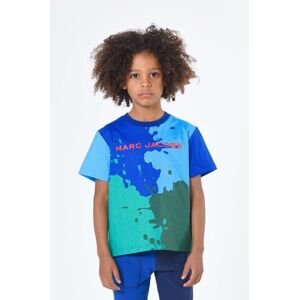 Dětské bavlněné tričko Marc Jacobs zelená barva