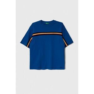 Dětské bavlněné tričko United Colors of Benetton s aplikací