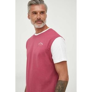 Bavlněné tričko Pepe Jeans Wembley růžová barva