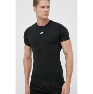 Tréninkové tričko adidas Performance Techfit černá barva, HK2337