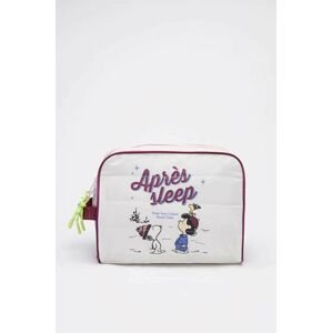 Kosmetická taška women'secret Snoopy Ski béžová barva