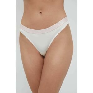 Tanga Emporio Armani Underwear 2-pack béžová barva