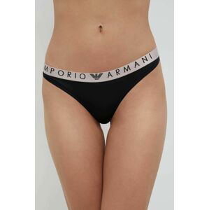 Kalhotky brazilky Emporio Armani Underwear 2-pack černá barva