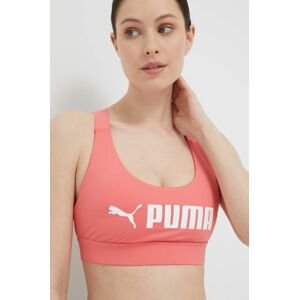 Sportovní podprsenka Puma Fit černá barva