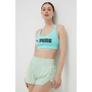 Sportovní podprsenka Puma Fit černá barva