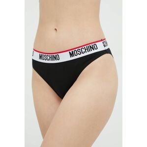 Kalhotky Moschino Underwear 2-pack černá barva