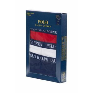Dětské kalhotky Polo Ralph Lauren 3-pack tmavomodrá barva