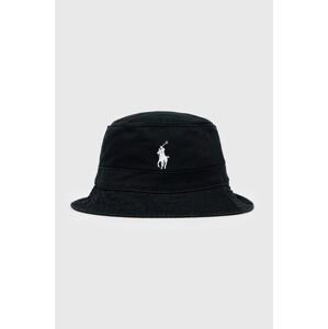Bavlněná čepice Polo Ralph Lauren černá barva