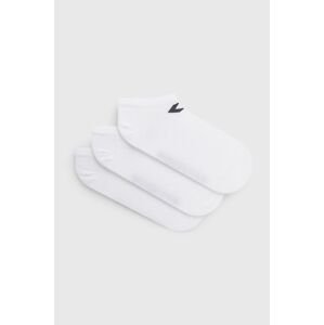 Ponožky Converse (3-pak) dámské, bílá barva