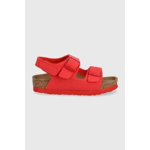 Dětské sandály Birkenstock červená barva