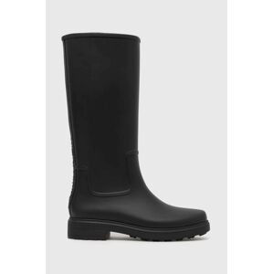 Holínky Calvin Klein Rain Boot Knee dámské, černá barva