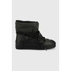 Sněhule Calvin Klein Jeans Vulc Flatform Bold Snow Boot černá barva